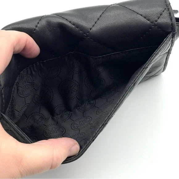 ❌SOLD MICHAEL Michael Kors Fulton Quilted Leather Wallet Black - Picture 6 of 12